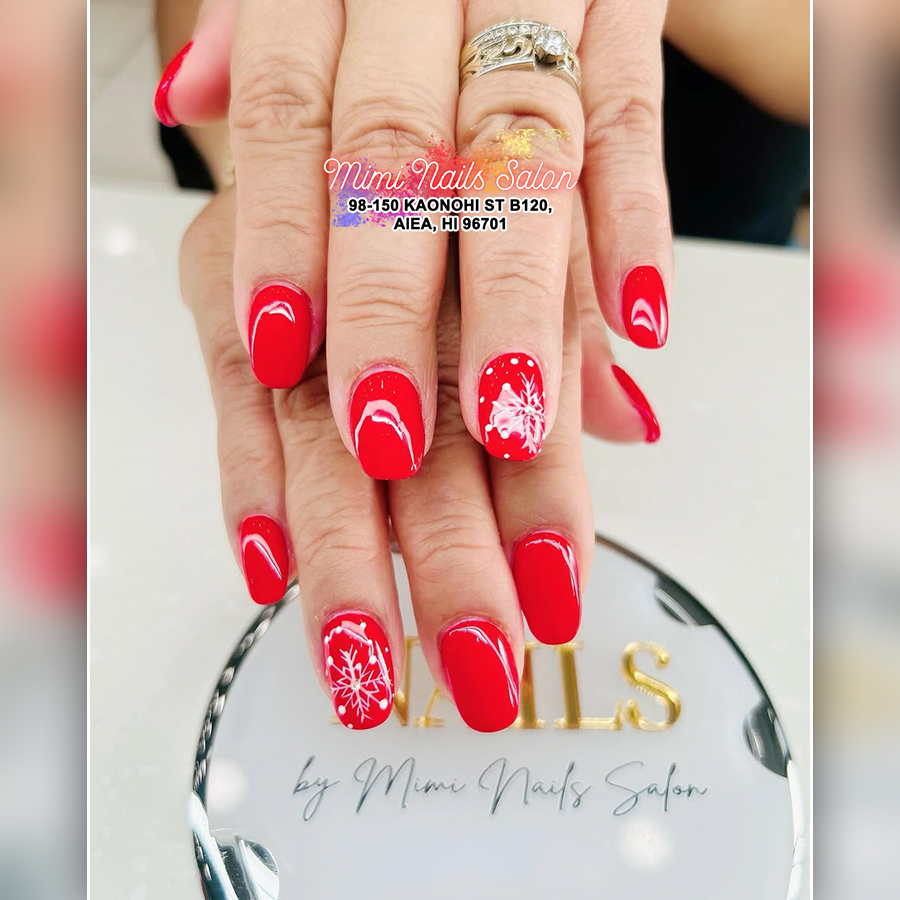 Christmas Nails at Mimi Nails Salon